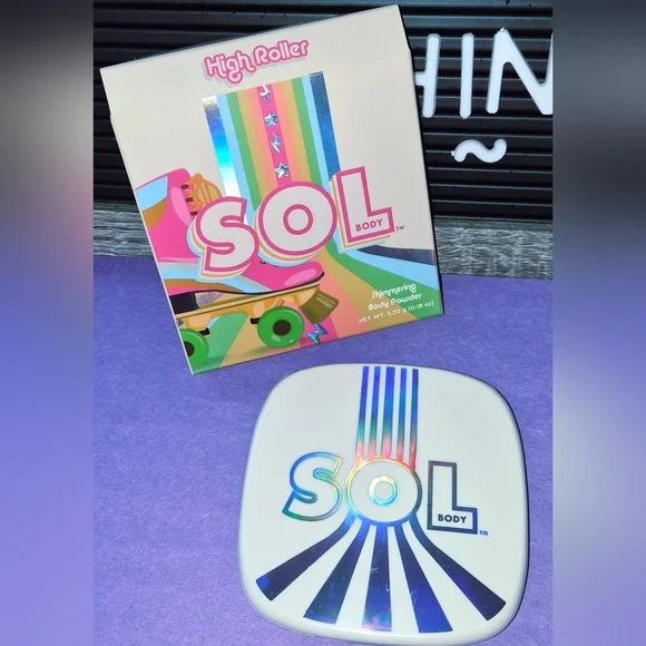 SOL BODY LAVENDER SHIMMERING BODY POWDER HIGHLIGHTER - Picture 3 of 6